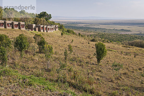 Afrika  Kenia  Blick von der Mara Serena Safari Lodge im Maasai Mara National Reserve
