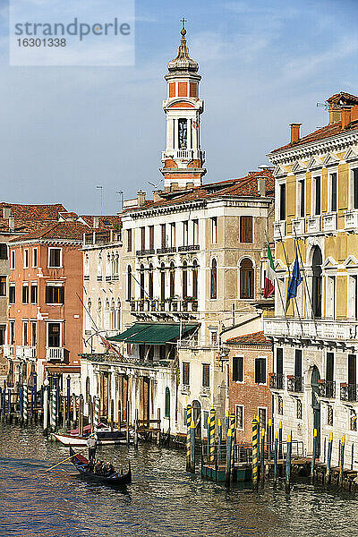 Italien  Venedig  Gondel auf dem Canale Grande