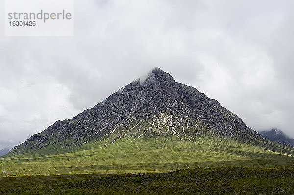 UK  Schottland  Glen Coe  Blick auf Buachaille Etive Mor