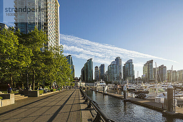 Kanada  Britisch-Kolumbien  Vancouver  Yachthafen am Harbour Green Park
