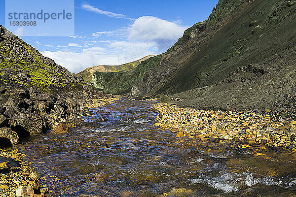 Island  Sudurland  Landmannalauger  Vulkanisches Hochland