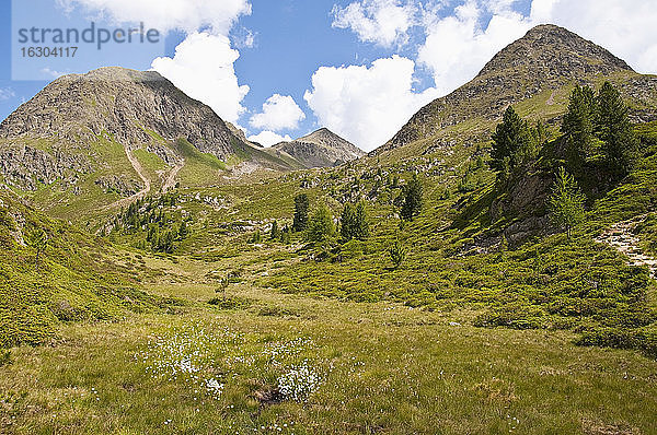 Italien  Südtirol  Pustertal  Antholz-Obertal  Staller Sattel  Grenze zu Österreich