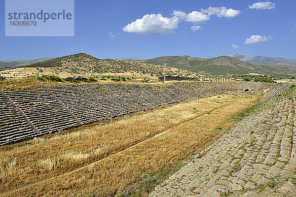 Türkei  Provinz Aydin  Karien  antikes Stadion an der archäologischen Stätte von Aphrodisias