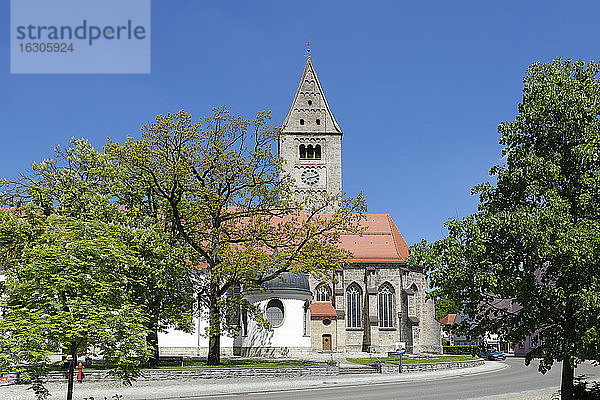 Deutschland  Bayern  Obergünzburg  St. Martinskirche