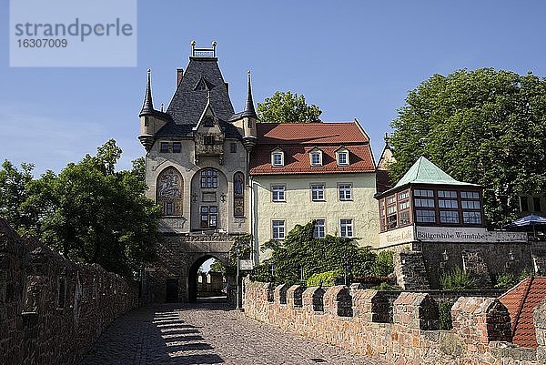 Deutschland  Sachsen  Meißen  Blick auf das Turmhaus der Albrechtsburg