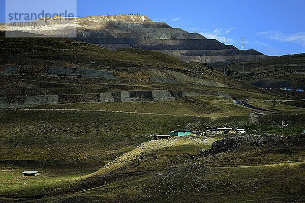 Peru  Cajamarca  La Pajuela  Dorf in der Nähe der Goldmine Yanacocha