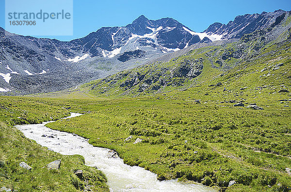 Italien  Südtirol  Schnals  Wildbach