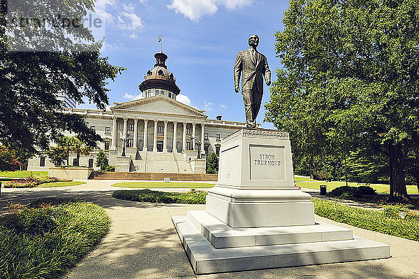 USA  South Carolina  Columbia  Statue von Senator Strom Thurmond im South Carolina State House