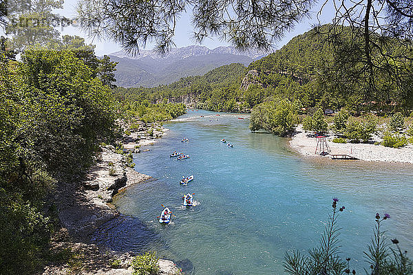 Türkei  Provinz Antalya  Manavgat  Koepruelue Canyon National Park  Koepruecay Fluss  Rafting