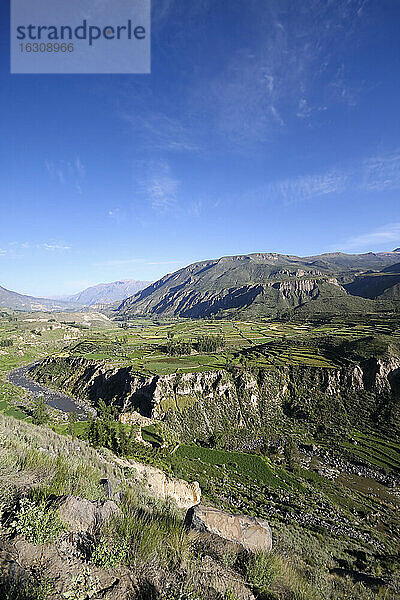 Südamerika  Peru  Blick auf den Colca Canyon