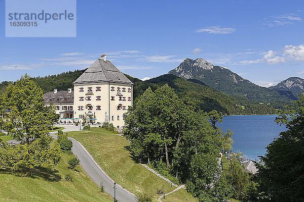 Österreich  Bundesland Salzburg  Fuschlsee  Fuschl am See  Schloss Fuschl