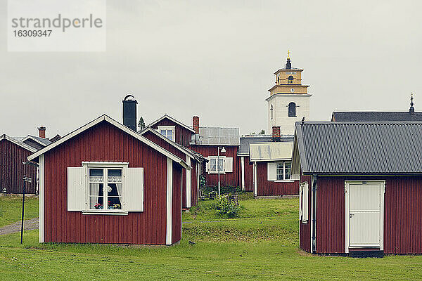 Schweden  Lulea  Gammelstad Kirchenstadt