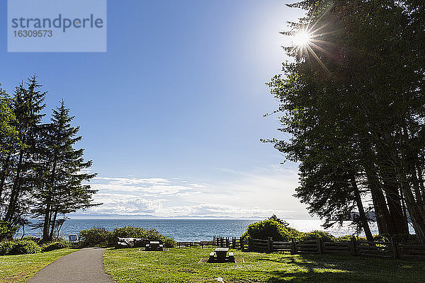 Kanada  Britisch-Kolumbien  Vancouver Island  Picknickplatz im French Beach Provincial Park