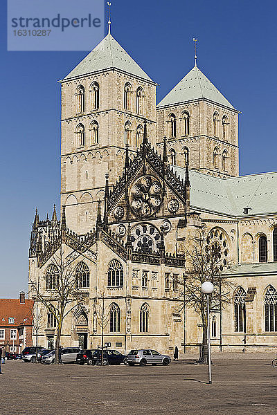 Deutschland  Nordrhein-Westfalen  Münster  Blick auf den Dom