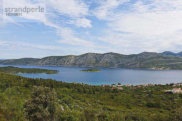 Kroatien  Dalmatien  Korcula und das Adriatische Meer