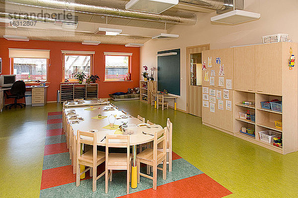 Klassenzimmer der Grundschule