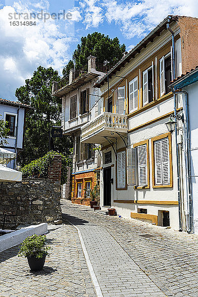 Alte osmanische Häuser  Xanthi  Thrakien  Griechenland  Europa