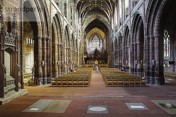 Kathedrale von Chester  Chester  Cheshire  England  Vereinigtes Königreich  Europa