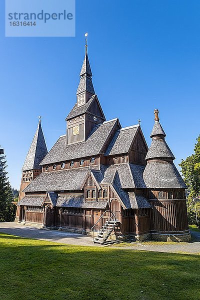 Stabkirche in Hahnenklee  Goslar  Niedersachsen  Deutschland  Europa