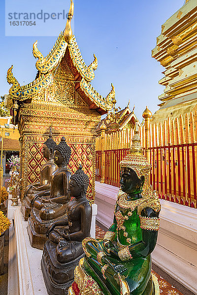 Wat Phra That Doi Suthep  Chiang Mai  Nordthailand  Thailand  Südostasien  Asien