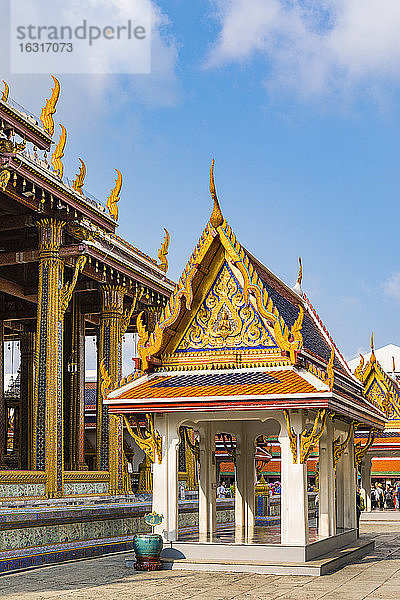 Wat Phra Kaew  Der Große Palast  Bangkok  Thailand  Südostasien  Asien