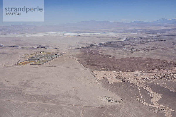 Luftaufnahme der Atacama-Wüste  Region Antofagasta  Chile  Südamerika
