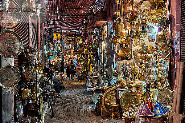 Marktstand  Marrakesch  Marokko  Afrika