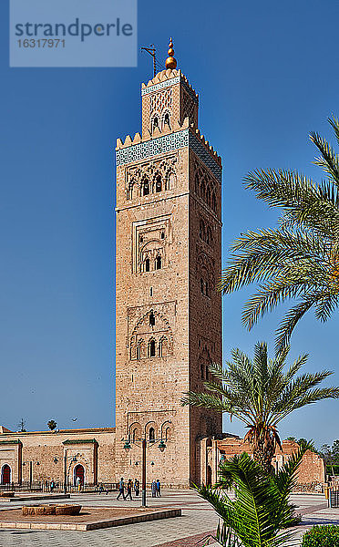 Koutoubia-Moschee  Marrakesch  Marokko  Afrika