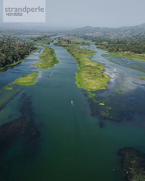 Luftaufnahme  Regenwald am Rio Chagres  Gamboa  Panama  Mittelamerika