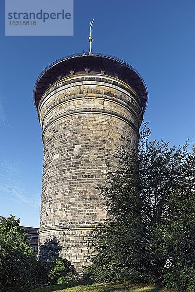 Laufer Torturm  alter Name Schwarz M  1377  Wehrturm in vorletzter Stadtmauer  Äußerer Laufer Platz  Maxtormauer 11  Altstadt St. Sebald  Nürnberg  Mittelfranken  Franken  Bayern  Deutschland  Europa