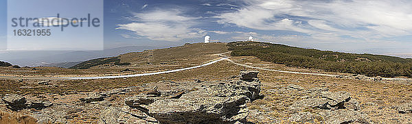 Spanien  Andalusien  Calar Alto  Calar-Alto-Sternwarte  Panorama