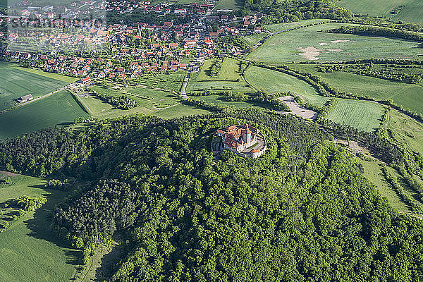 Deutschland  Thüringen  Luftaufnahme der Wachsenburg