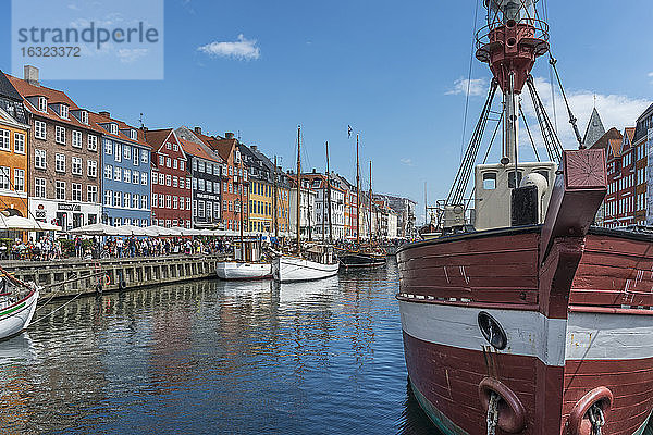 Dänemark  Kopenhagen  Nyhavn  Kanal