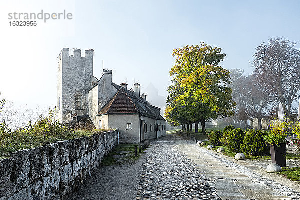 Deutschland  Bayern  Burghausen  Blick auf die Burg