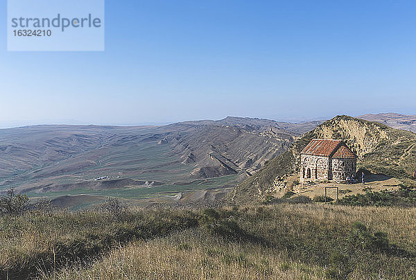 Georgien  Kachetien  Kapelle an der Grenze zu Aserbaidschan