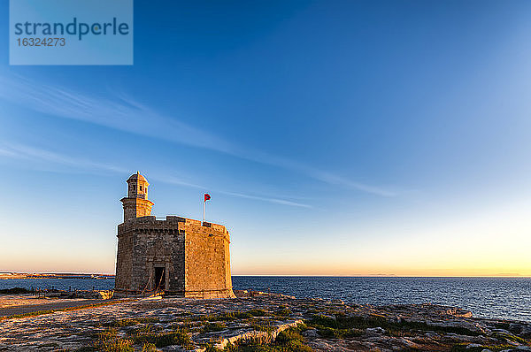 Spanien  Menorca  Ciutadella de Menorca  Castillo de Sant Nicolau