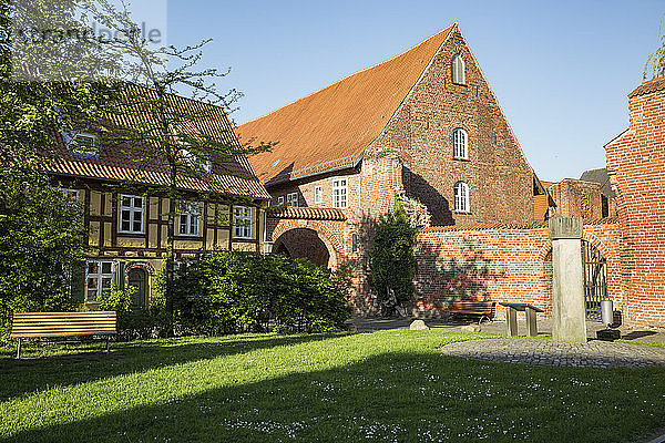 Deutschland  Mecklenburg-Vorpommern  Stralsund  ehemaliges Franziskanerkloster  Fachwerkhaus