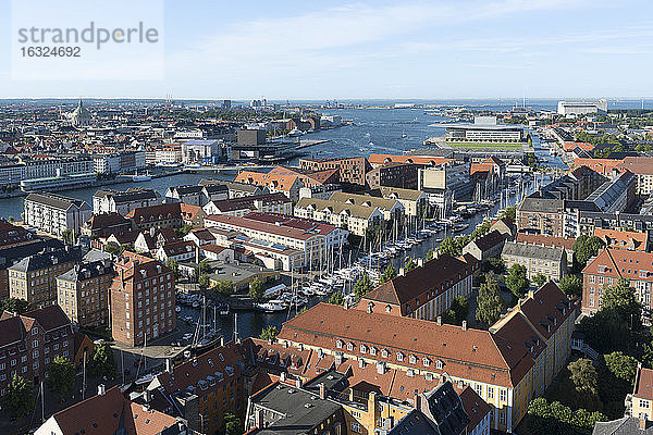 Dänemark  Kopenhagen  Blick auf die Stadt von der Christ-Erlöser-Kathedrale