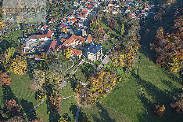 Deutschland  Weimar  Luftbild von Schloss Ettersburg