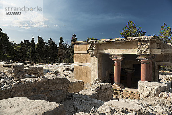 Griechenland  Kreta  archäologische Stätte von Knossos