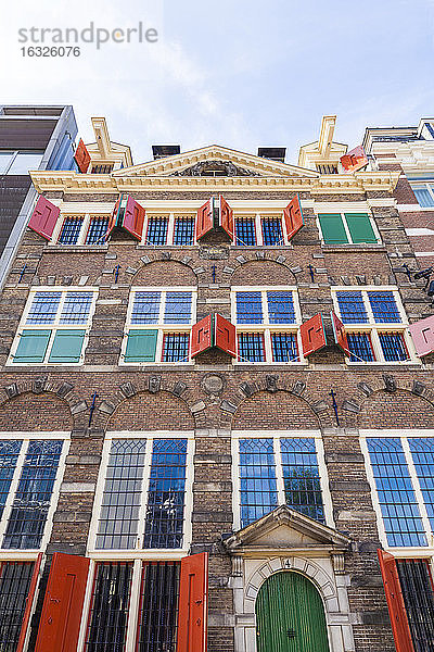 Niederlande  Amsterdam  Fassade des Rembrandt-Haus-Museums