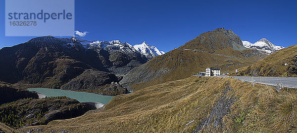 Österreich  Kärnten  Stausee Margaritze  Alpenvereinshütte  Großglockner  Nationalpark Hohe Tauern