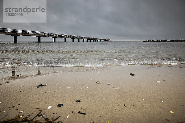 Seebrücke  Schönberg  Kreis Plön  Schleswig-Holstein  Deutschland  Europa