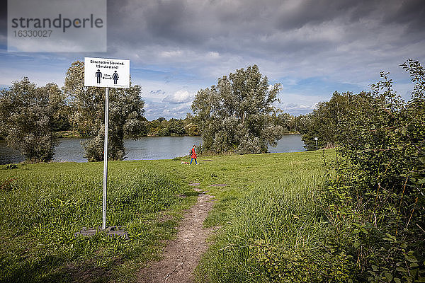 Baggersee  Appen-Etz  Kreis Pinneberg  Schleswig-Holstein  Deutschland  Europa