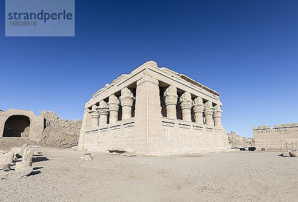 Roman Mammisi  Tempel von Hathor  Dendara  Ägypten  Afrika