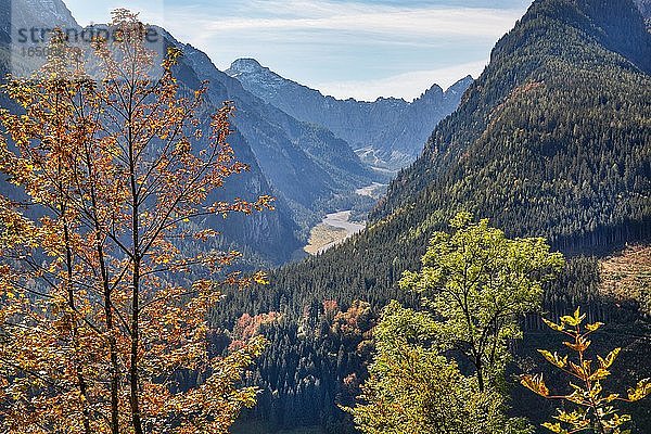 Wimbachtal mit Wimbachgries und Palfelhorn  Ramsau  Nationalpark Berchtesgaden  Berchtesgadener Alpen  Berchtesgadener Land  Oberbayern  Bayern  Deutschland  Europa