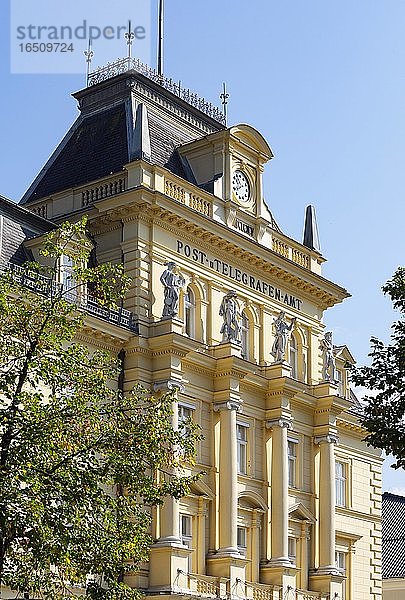 Ehemaliges Post und Telegrafenamt  Bad Ischl  Salzkammergut  Oberösterreich  Österreich  Europa