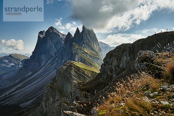 Naturpark Puez-Geisler  Dolomiten  Südtirol  Italien  Europa