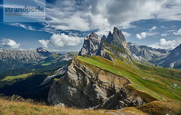 Naturpark Puez-Geisler  Dolomiten  Südtirol  Italien  Europa