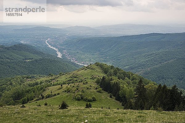 Landschaft im Parang-Gebirge  Karpaten  Region Oltenia  Rumänien